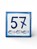 House Number Tile - Cefalù