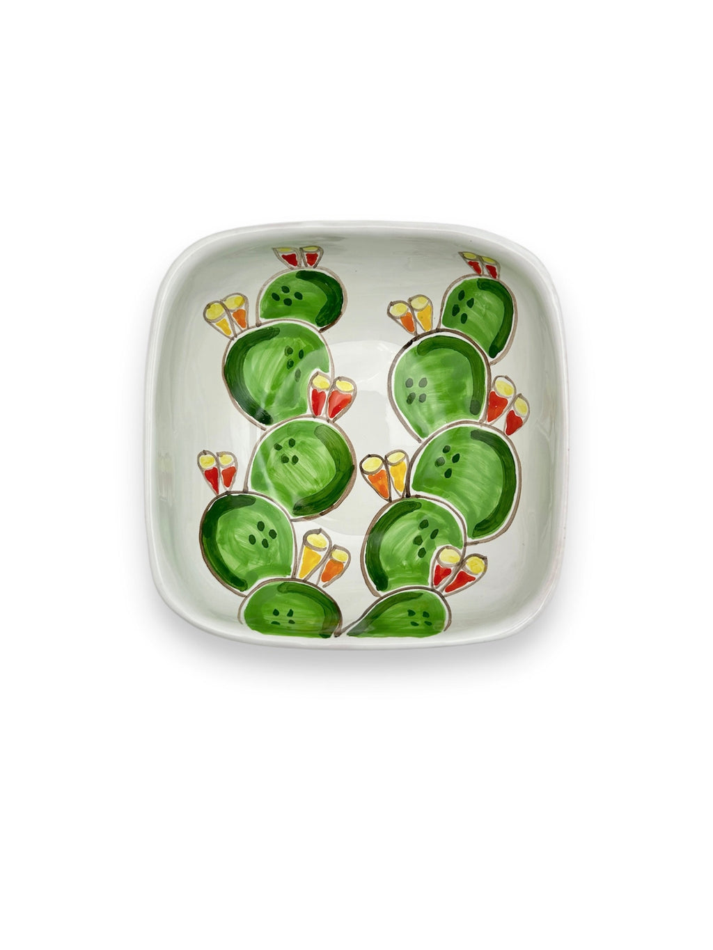 Square Bowl Prickly Pears