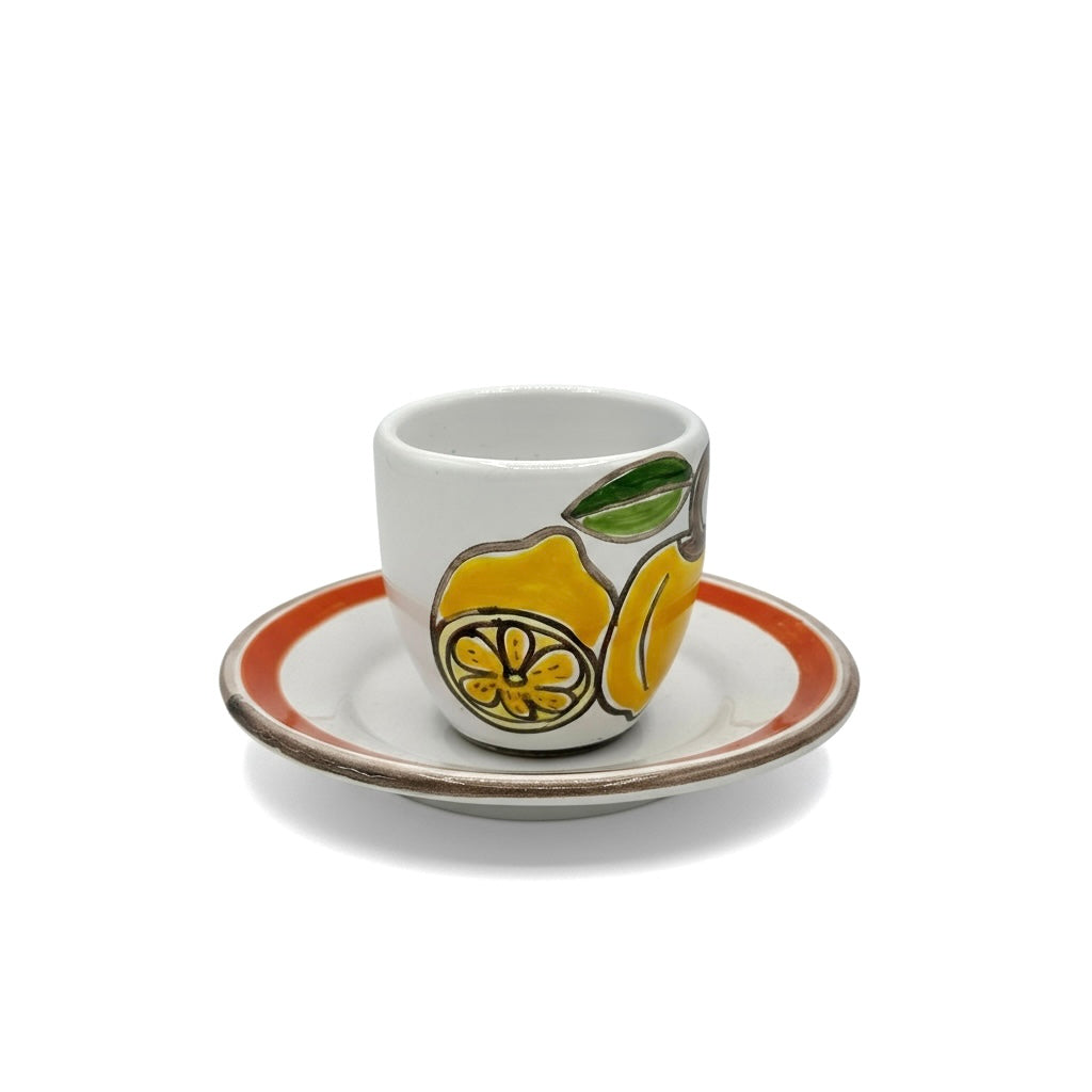 Lemon coffee cup