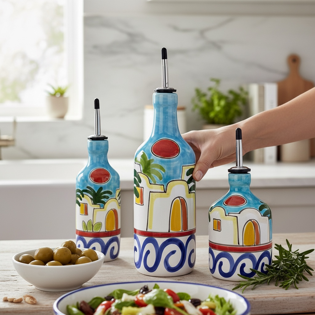 Pantelleria Bottle Celeste Background