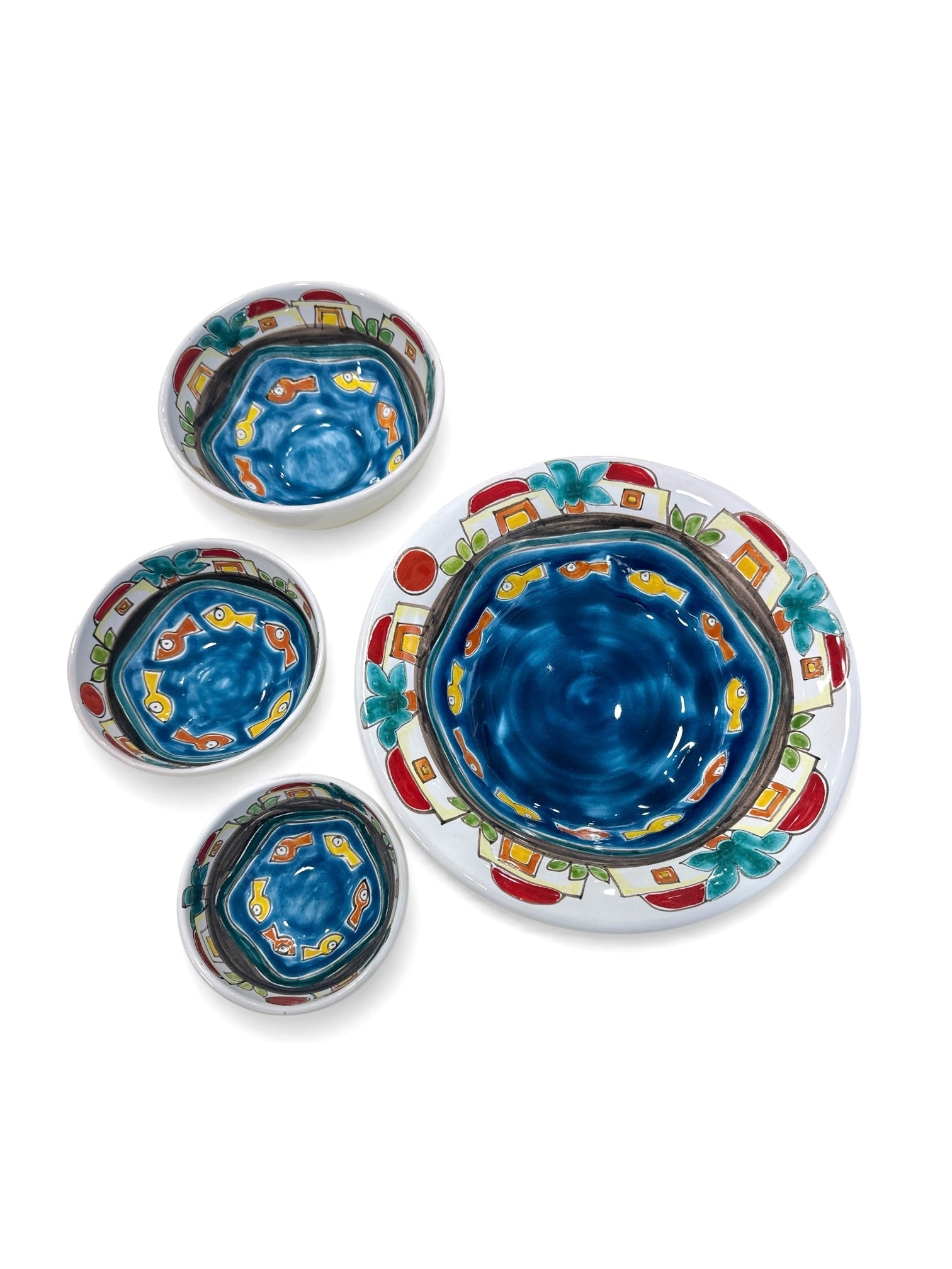 French Pantelleria Sea Blue Bowl