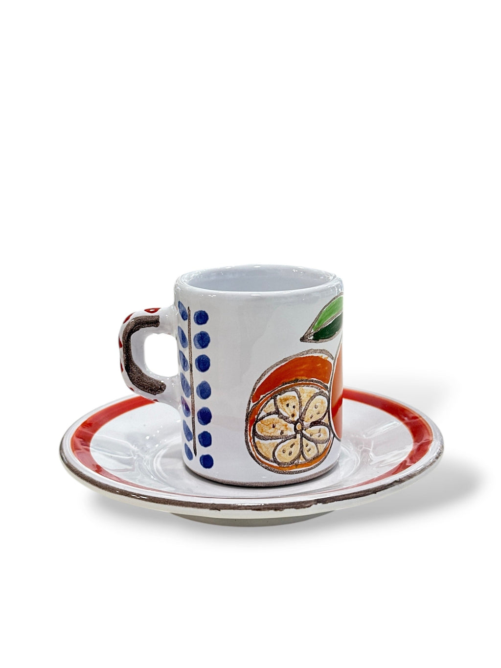 Orange coffee cup