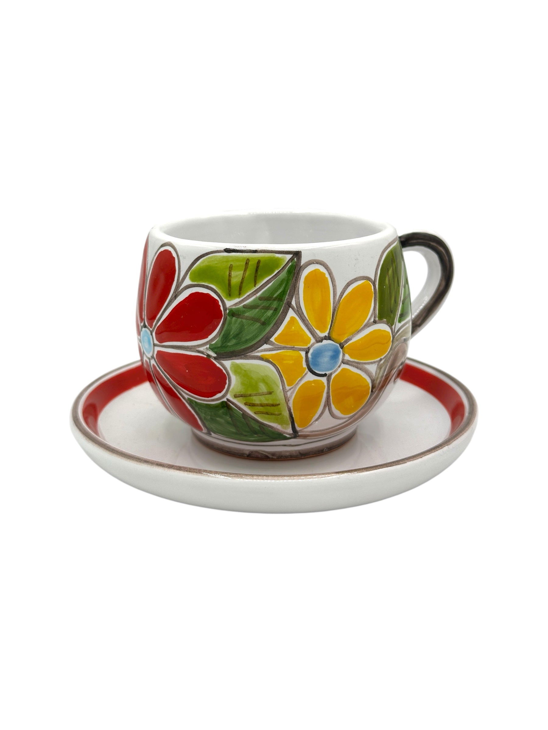 Cup and Saucer - Daisies