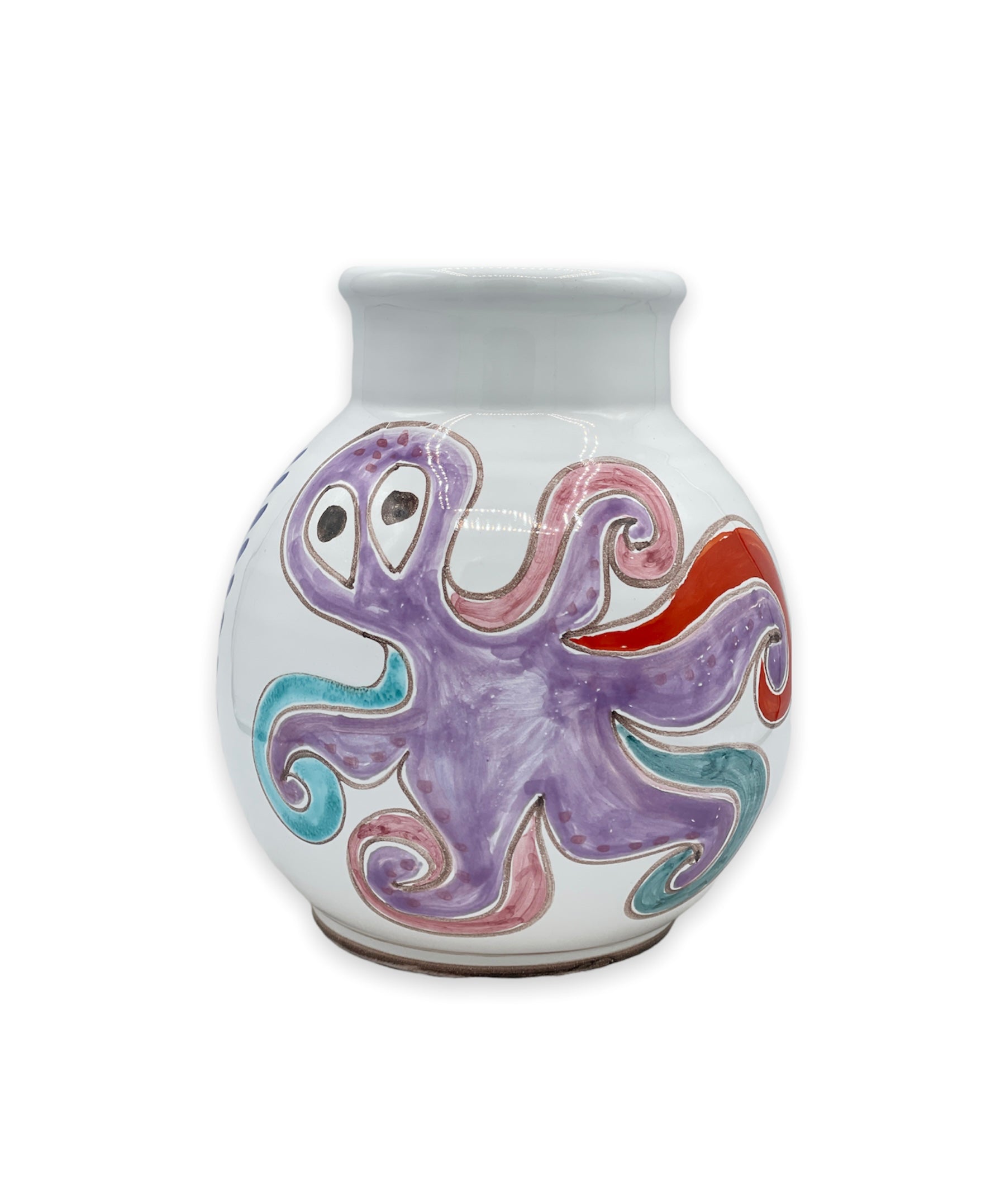 Fish And Octopus Vase