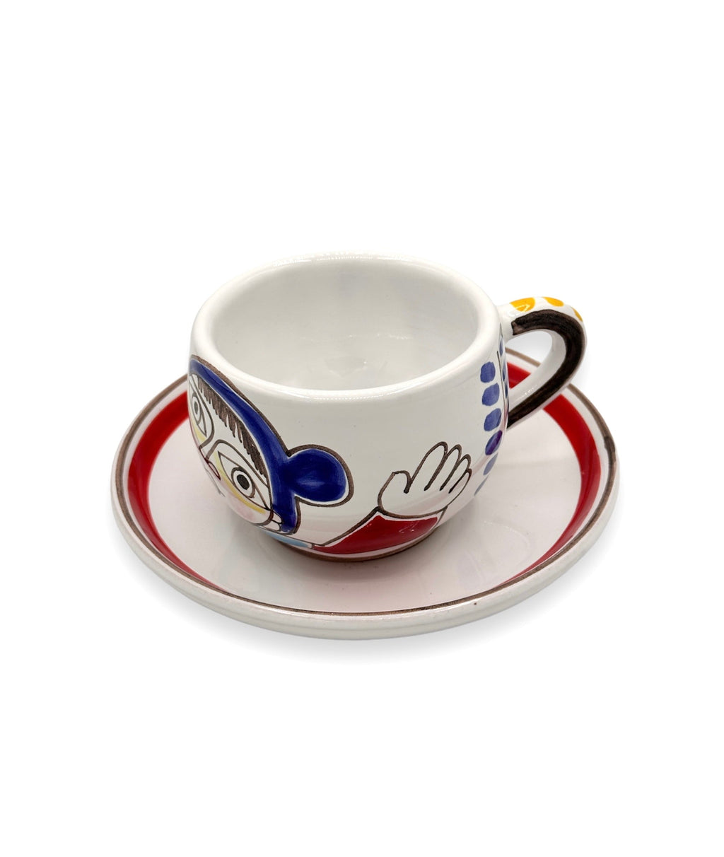 Cup and Saucer - Fisherman