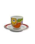 Coffee cup with bird