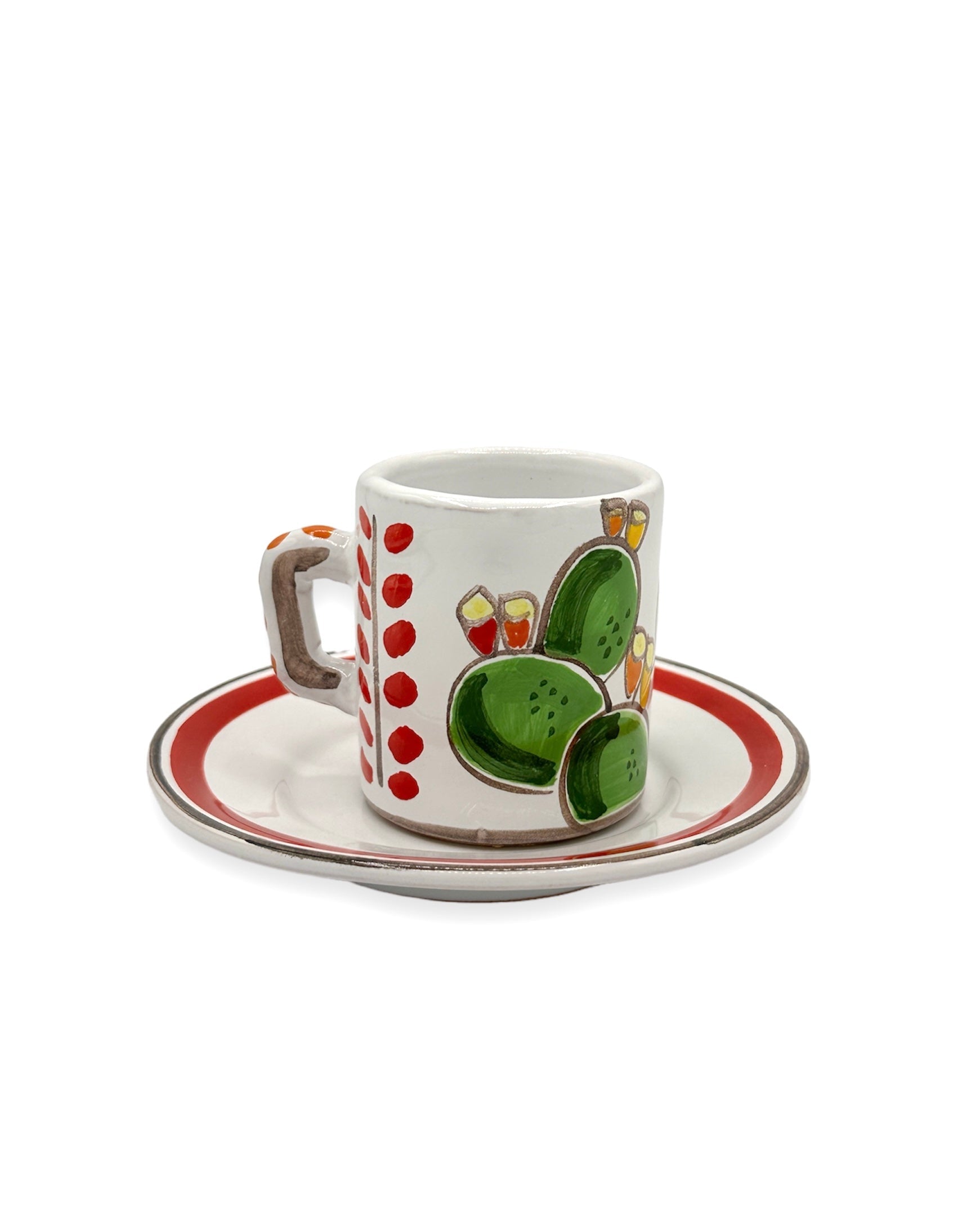 Prickly pear coffee cup