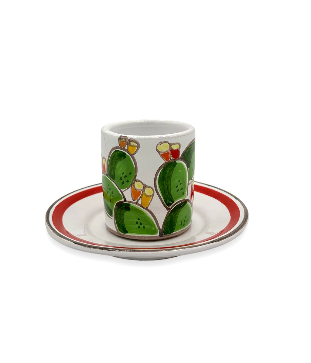 Prickly pear coffee cup