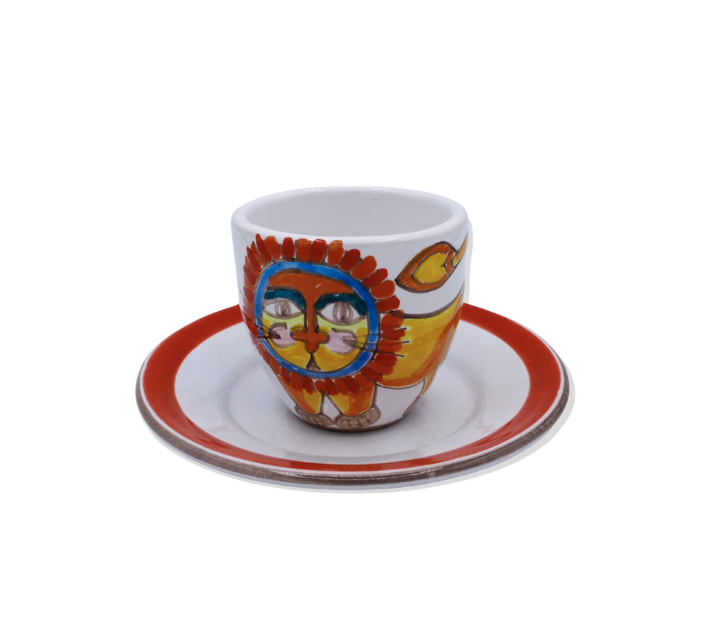 Lion Coffee Cup