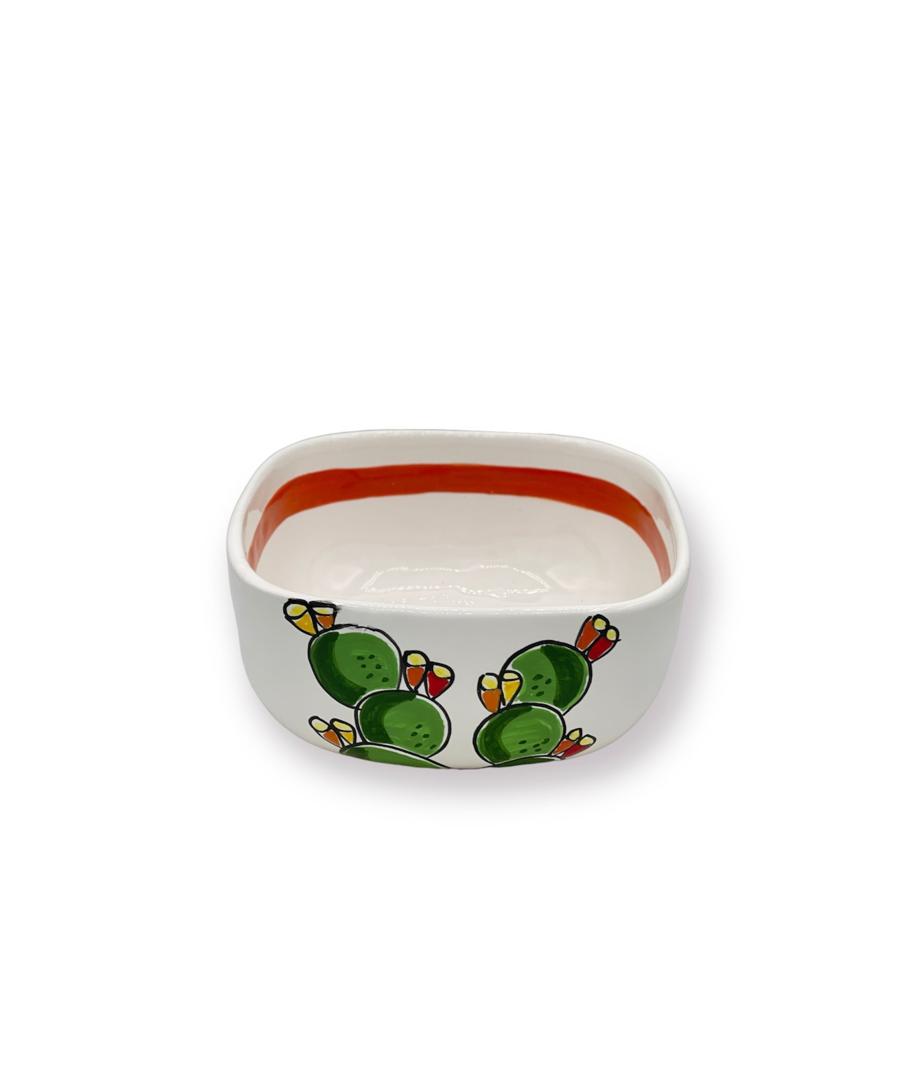 Square Bowl Prickly Pears