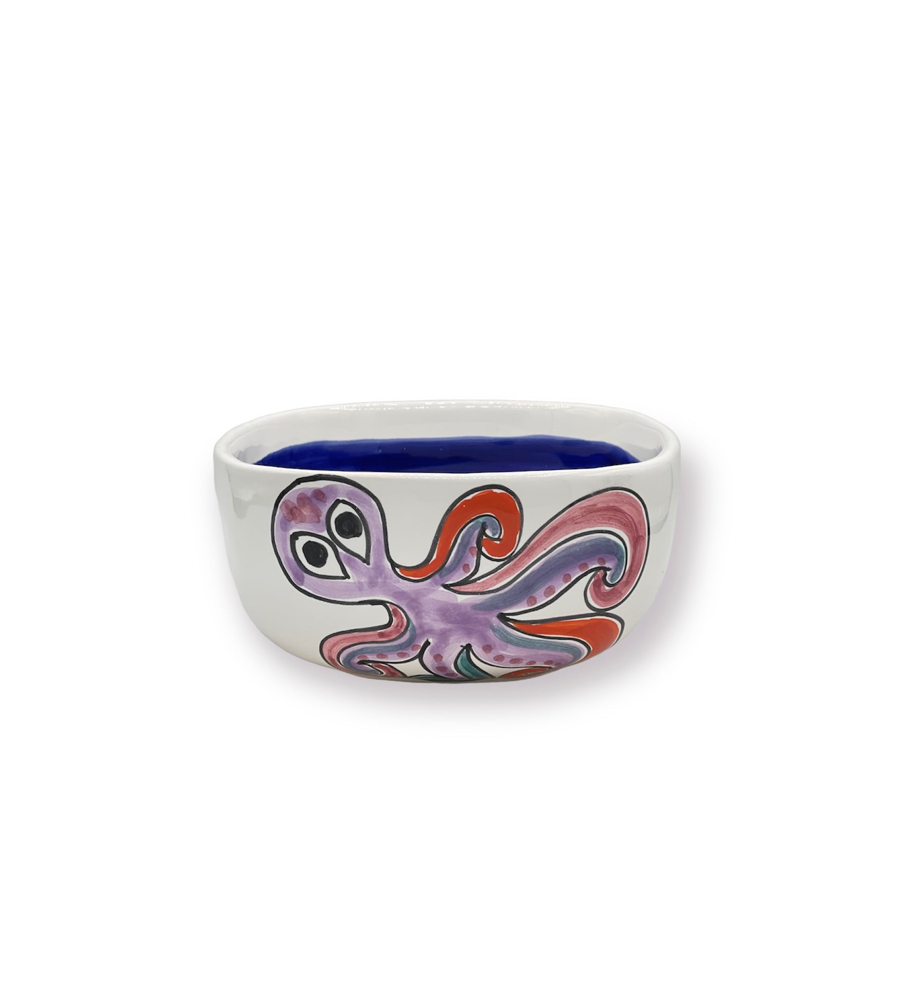 Fish and Octopus Square Bowl