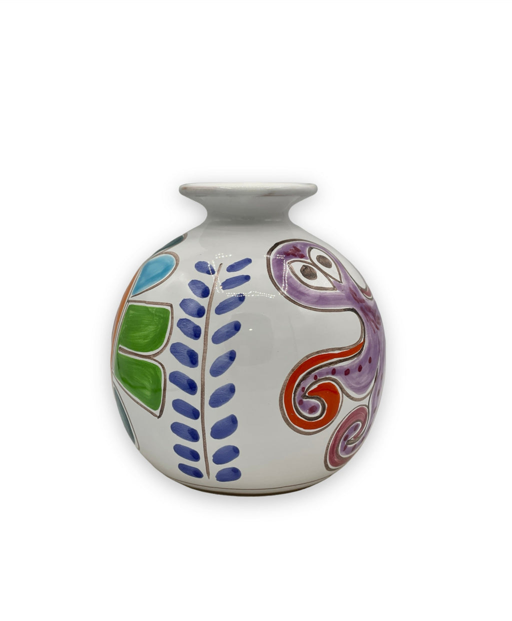 Fish and Octopus Vase