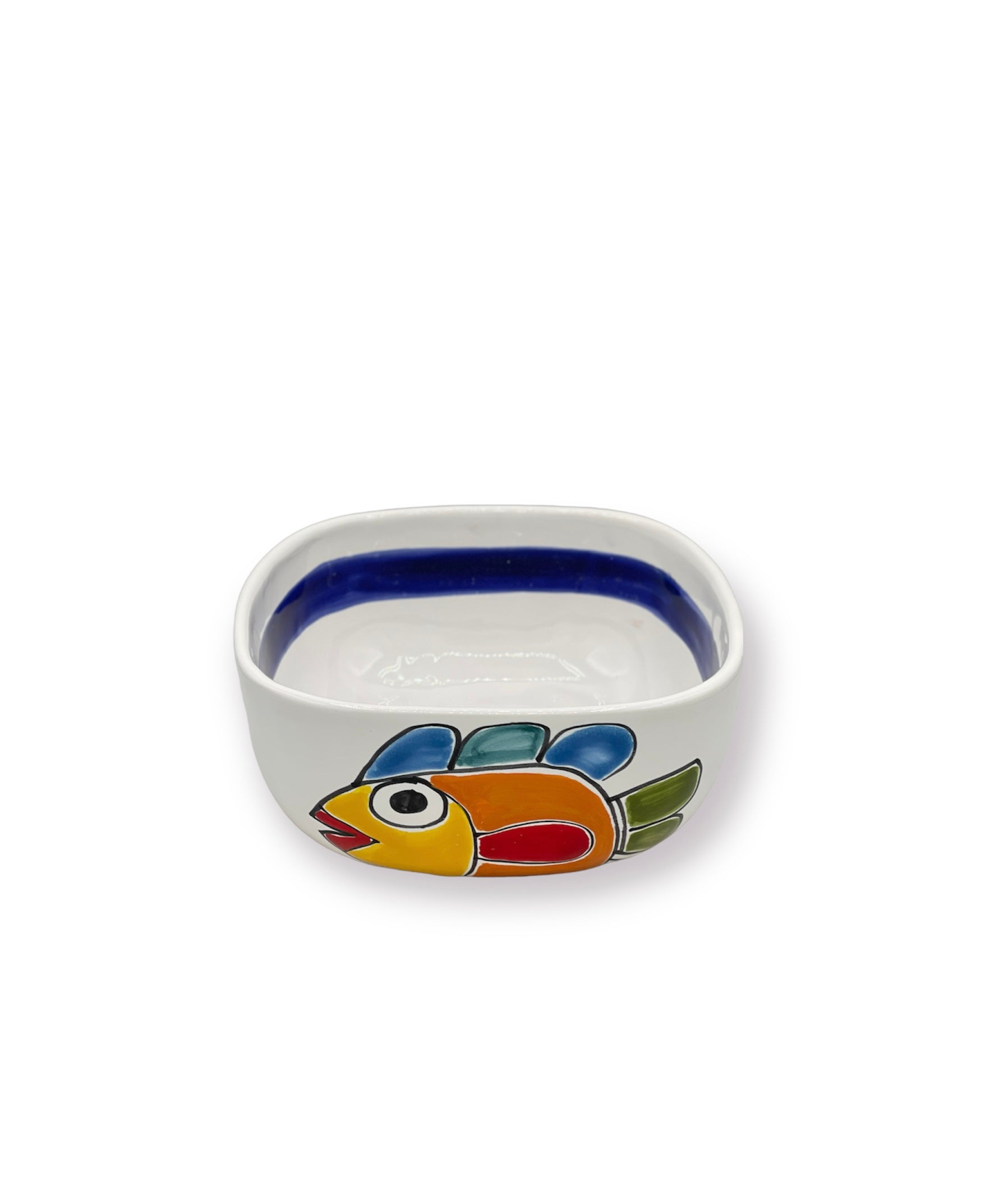 Fish and Octopus Square Bowl