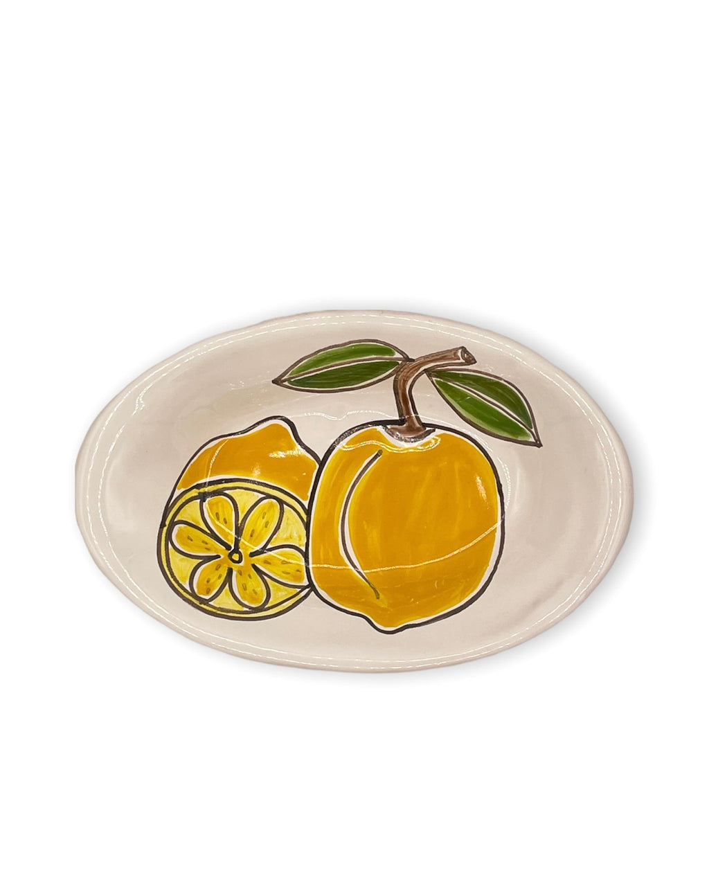 Oval Bowl Lemons