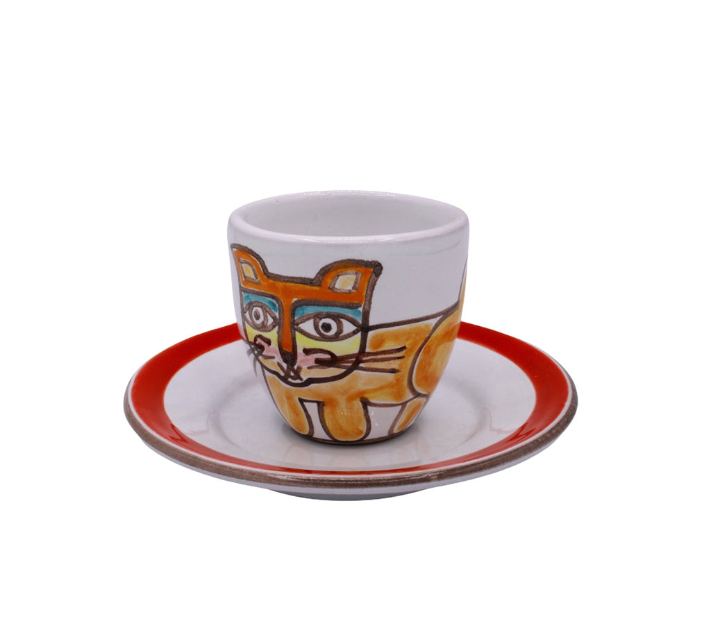 Cat Rounded Coffee Cup
